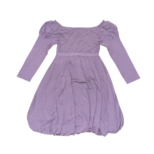 Miss Sixty lavender puff sleeve bubble dress