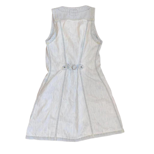 Miss Sixty faded light wash denim dress