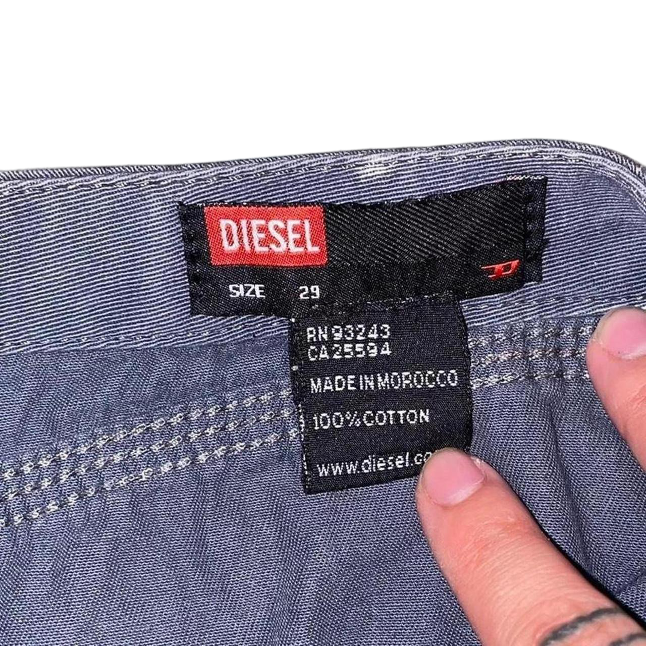 Vintage Diesel gray faded midi skirt
