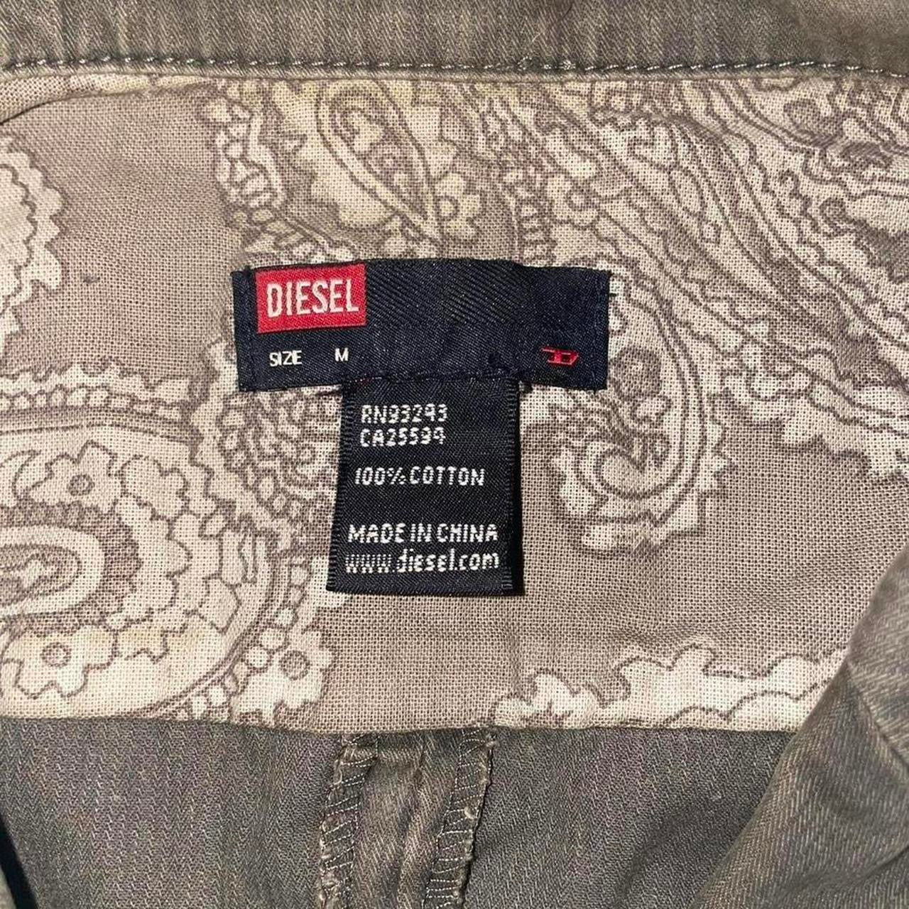 Diesel khaki green fitted jacket