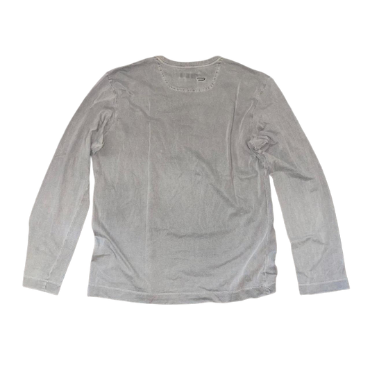 Diesel gray graphic logo long sleeve
