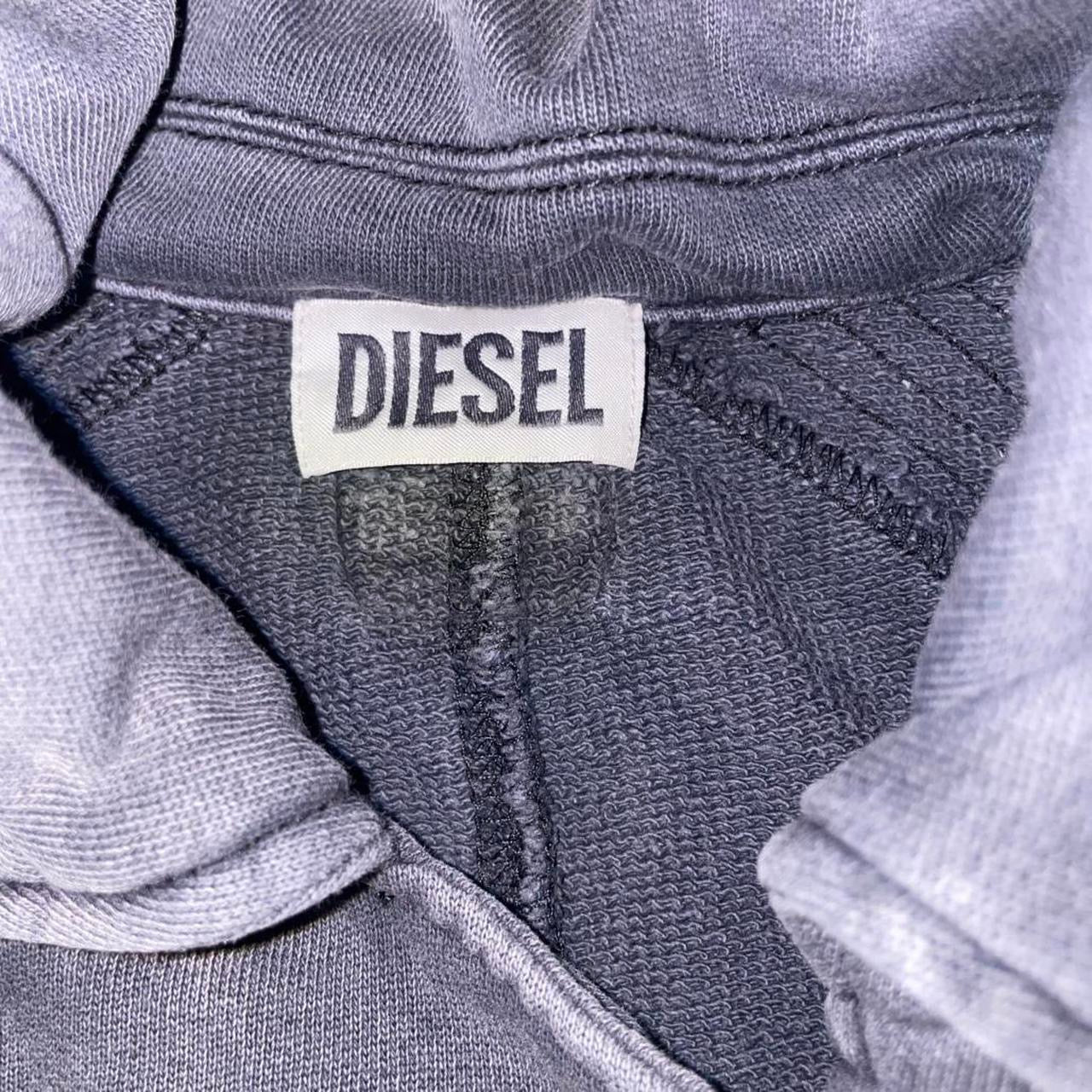 Diesel gray utility asymmetric jacket