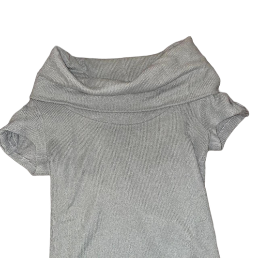 Miss Sixty gray knit cowl neck sweater top