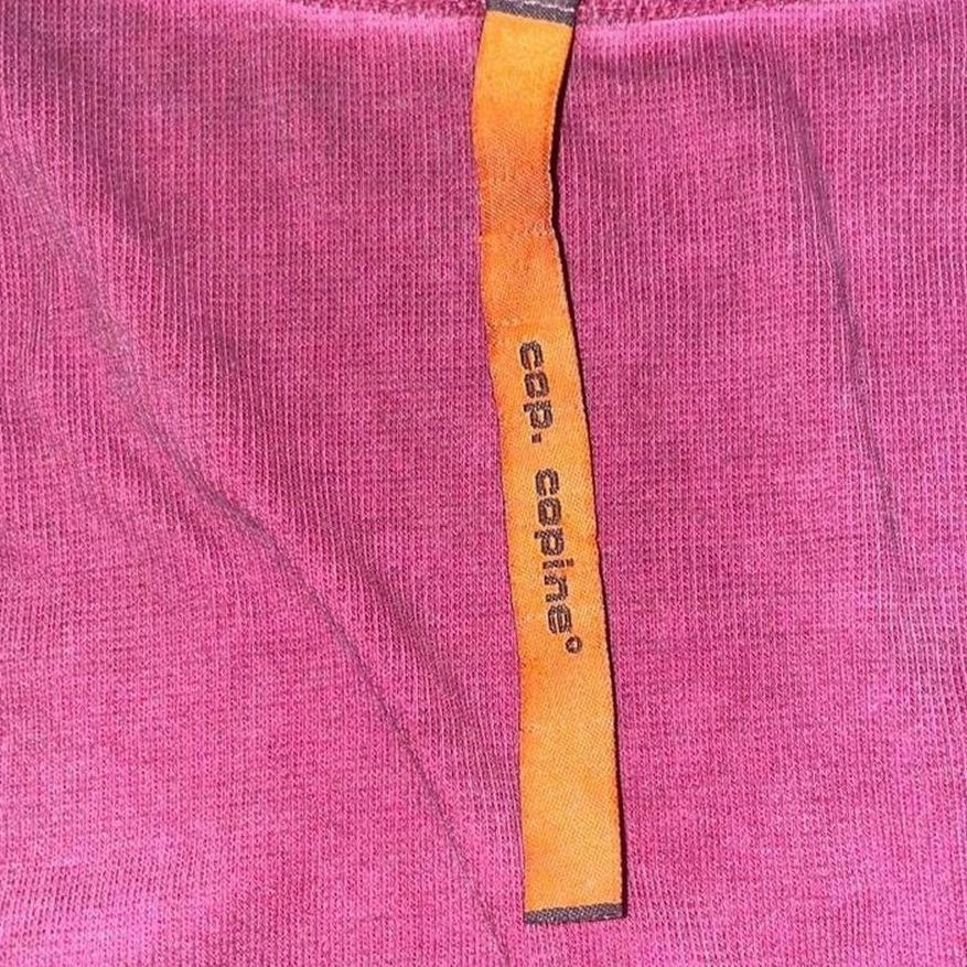 Cop. Copine dark pink tank with rosette detail