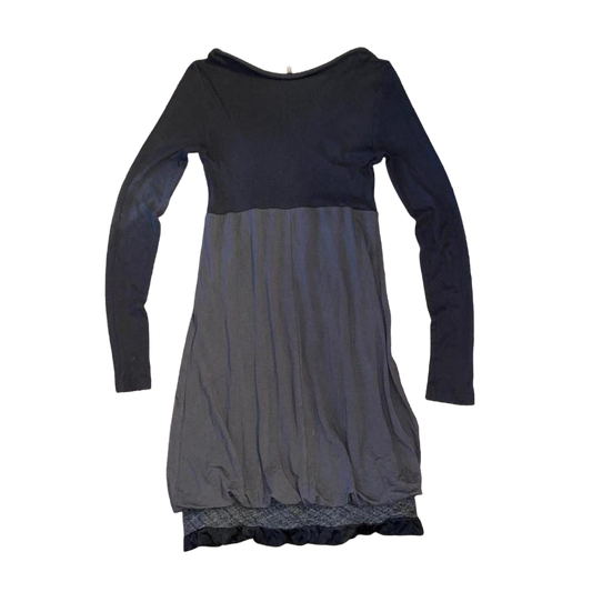 Cop. Copine dark gray subversive long sleeve maxi dress