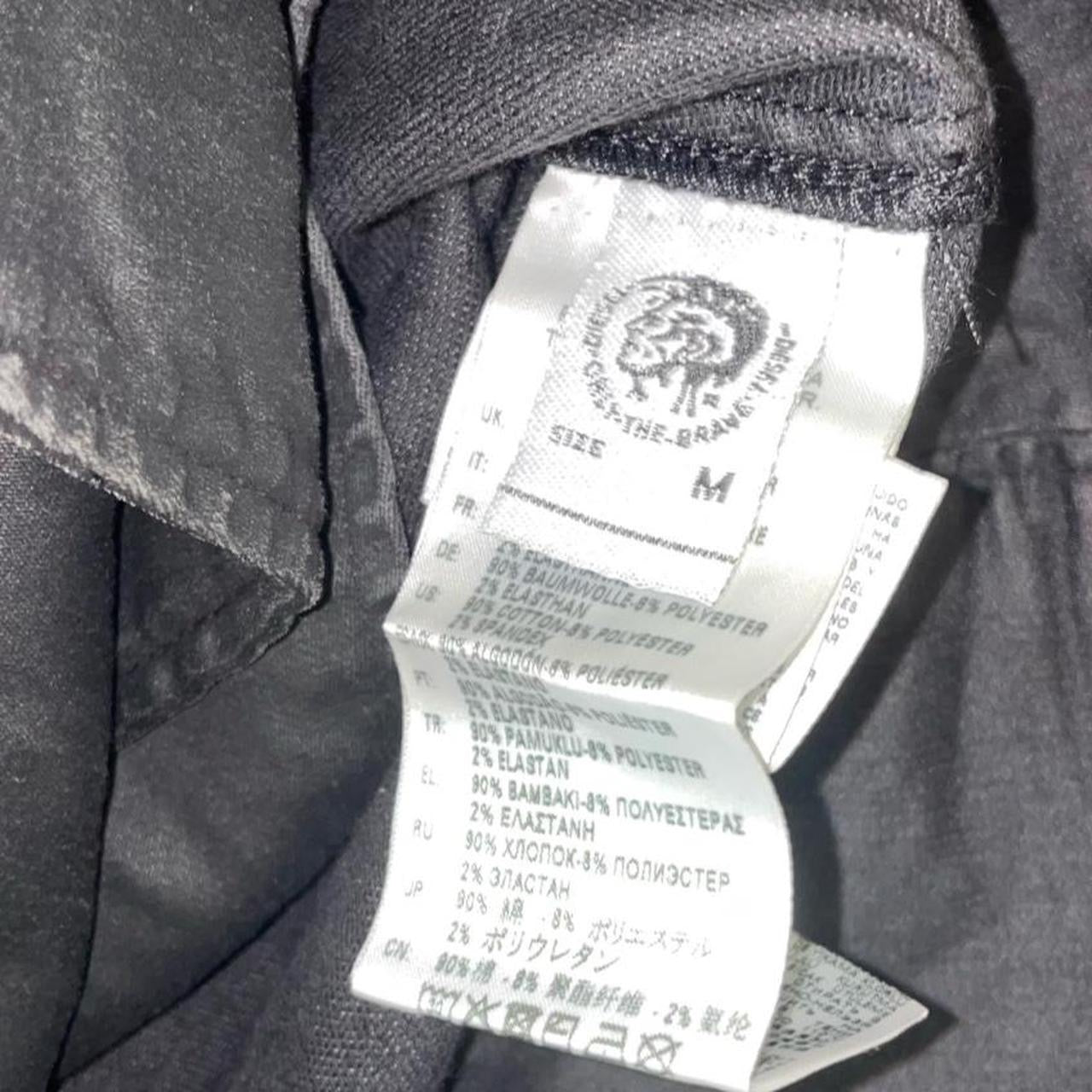 Diesel black unique moto style jacket | late-2000s