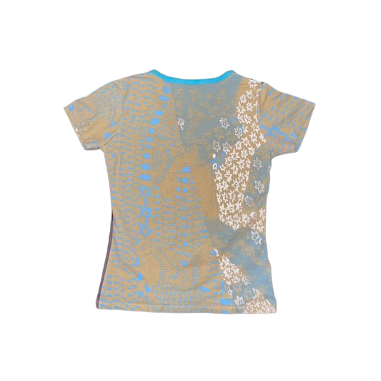 Custo Barcelona brown european graphic baby tee