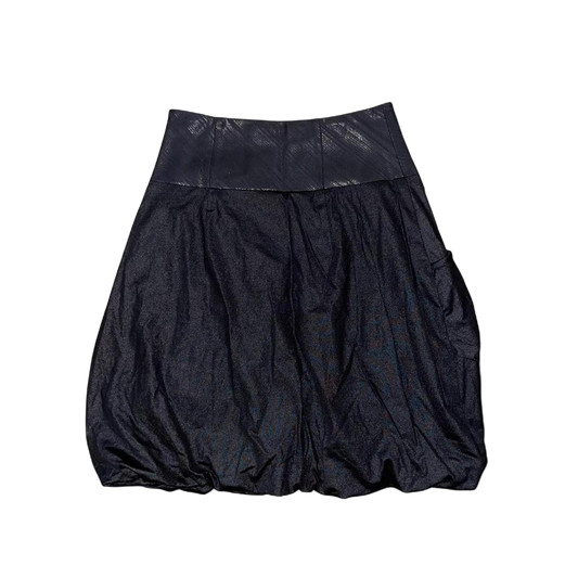 Miss Sixty black bubble midi skirt