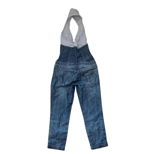 Miss Sixty gingham halter neck denim jumpsuit