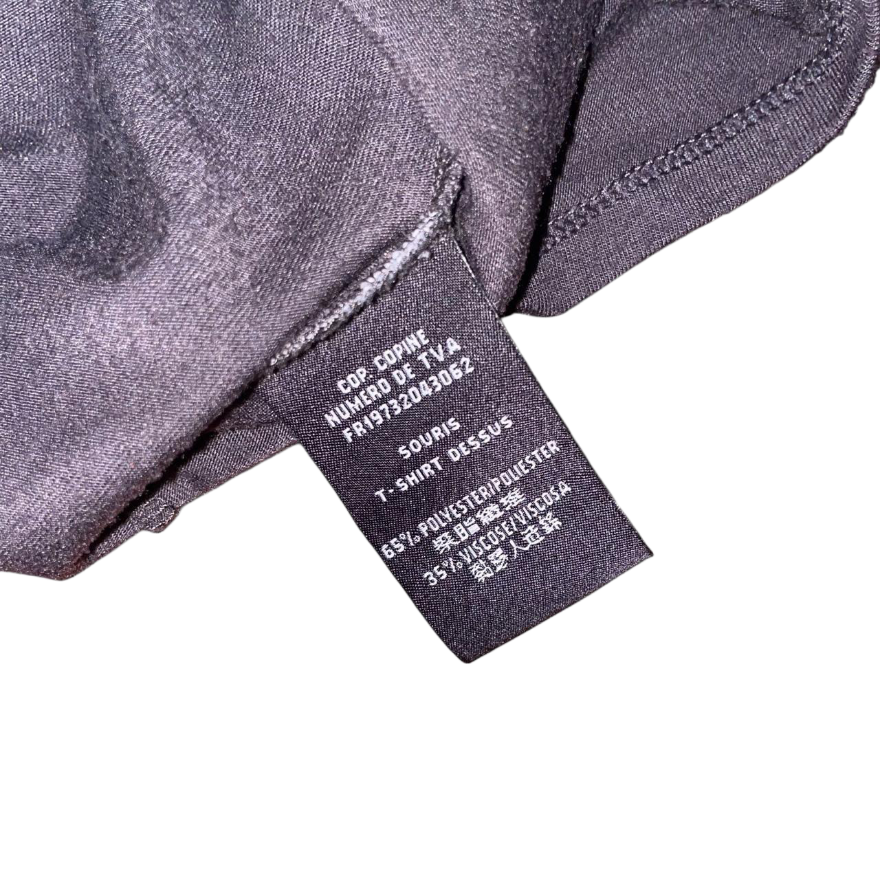 Cop. Copine dark gray layered long sleeve top | mid-to-late 2000s