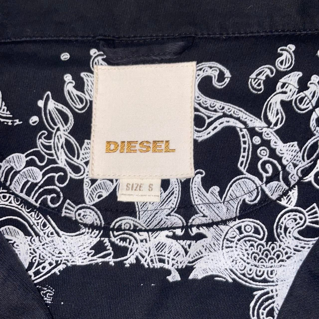 Diesel black utility short sleeve mini dress | late-2000s