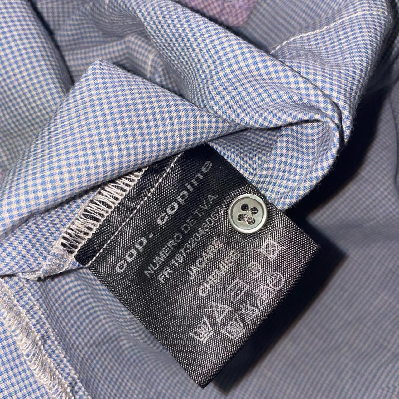 Cop. Copine muted blue button up collar shirt | late-2000s