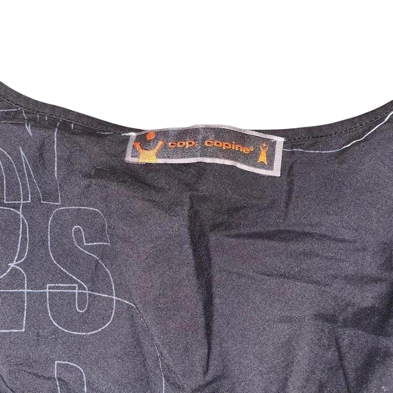 Cop. Copine black graphic top