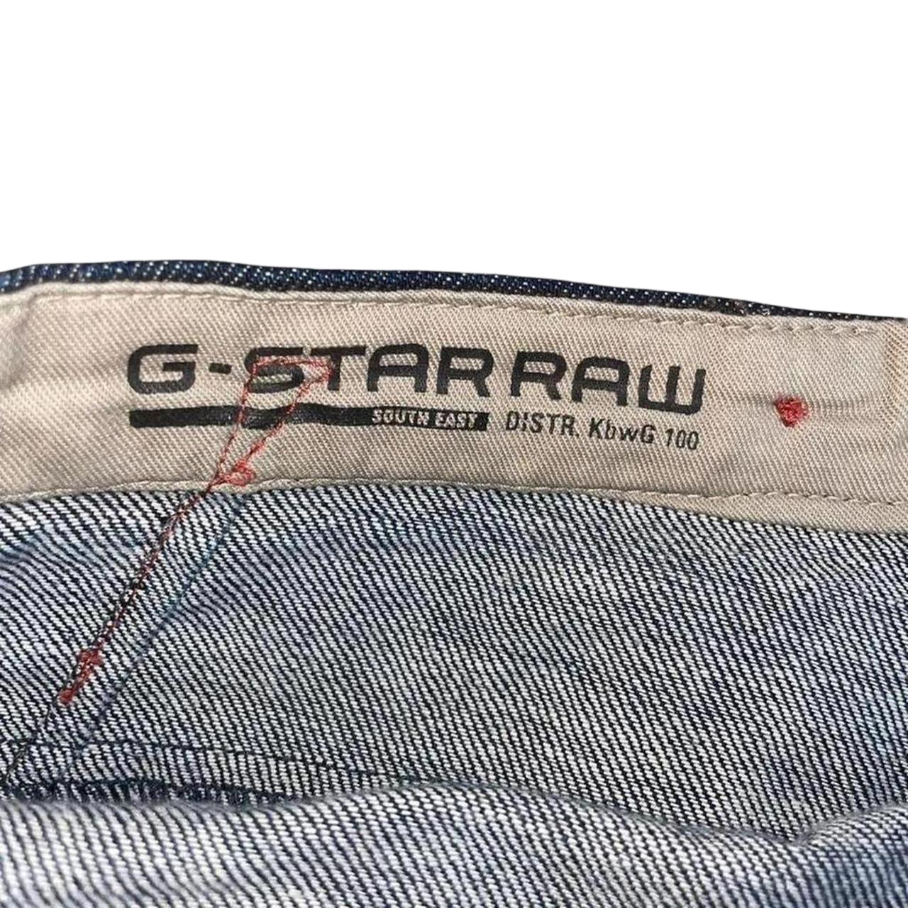 G-Star dark wash wrap mini skirt
