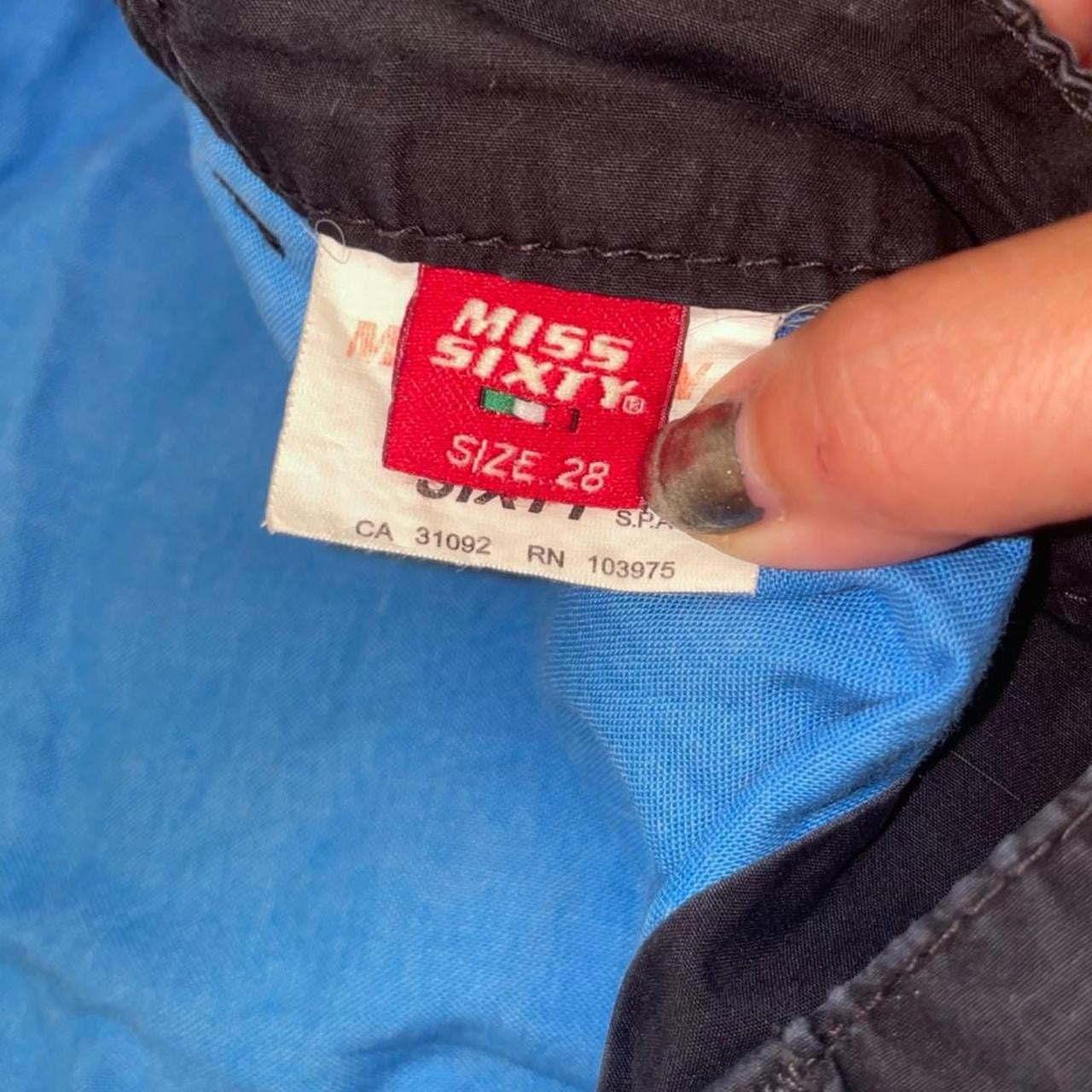 Miss Sixty black utility ruched cargo pants | mid-2000s