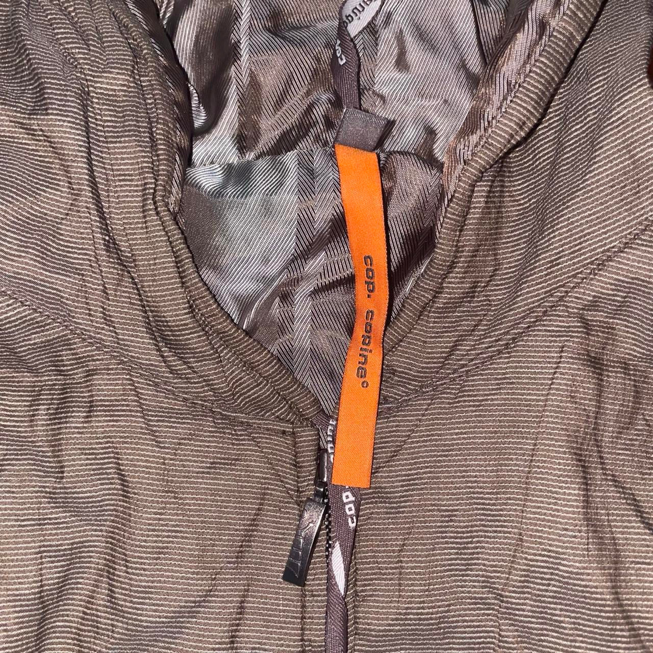 Cop. Copine muted brown puffy hooded jacket | mid-2000s