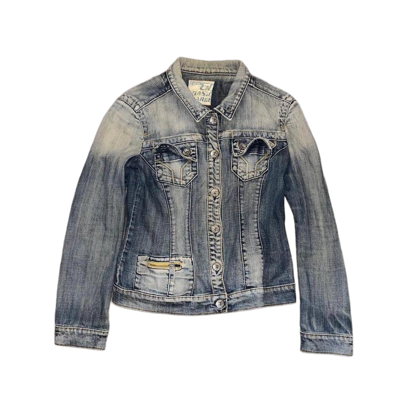 Miss Sixty faded denim button up jacket