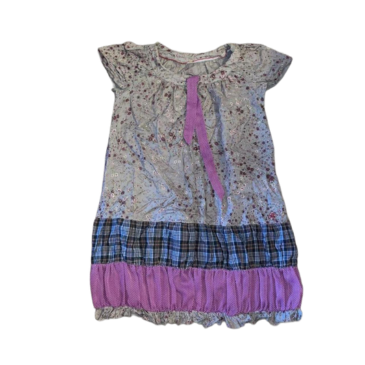 Cop. Copine sheer floral babydoll mini dress