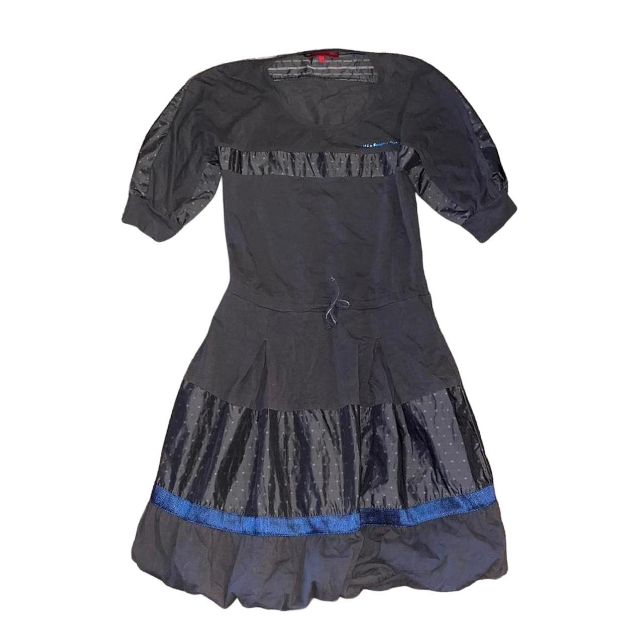 Marithe + Francois Girbaud dark gray subversive bubble dress
