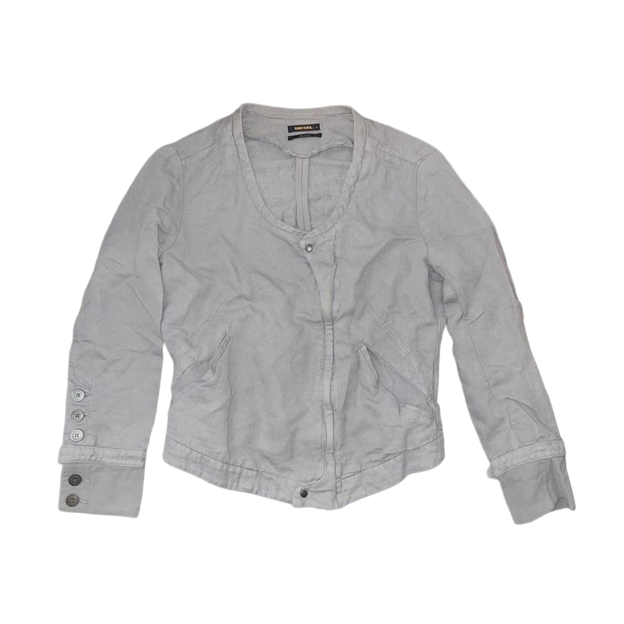 Diesel gray asymmetric jacket