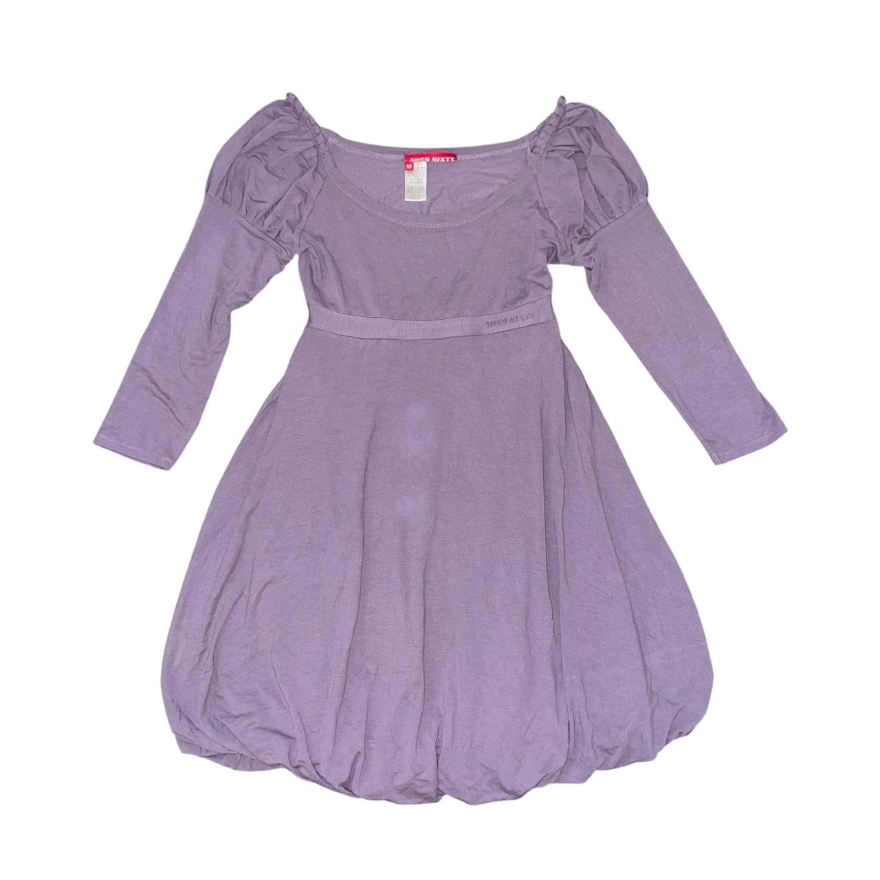 Miss Sixty lavender puff sleeve bubble dress