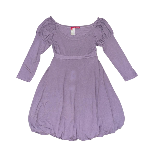 Miss Sixty lavender puff sleeve bubble dress