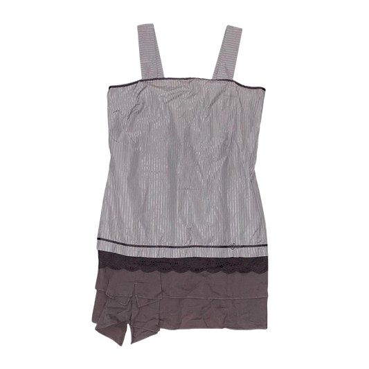 Cop. Copine silver drop waist dress