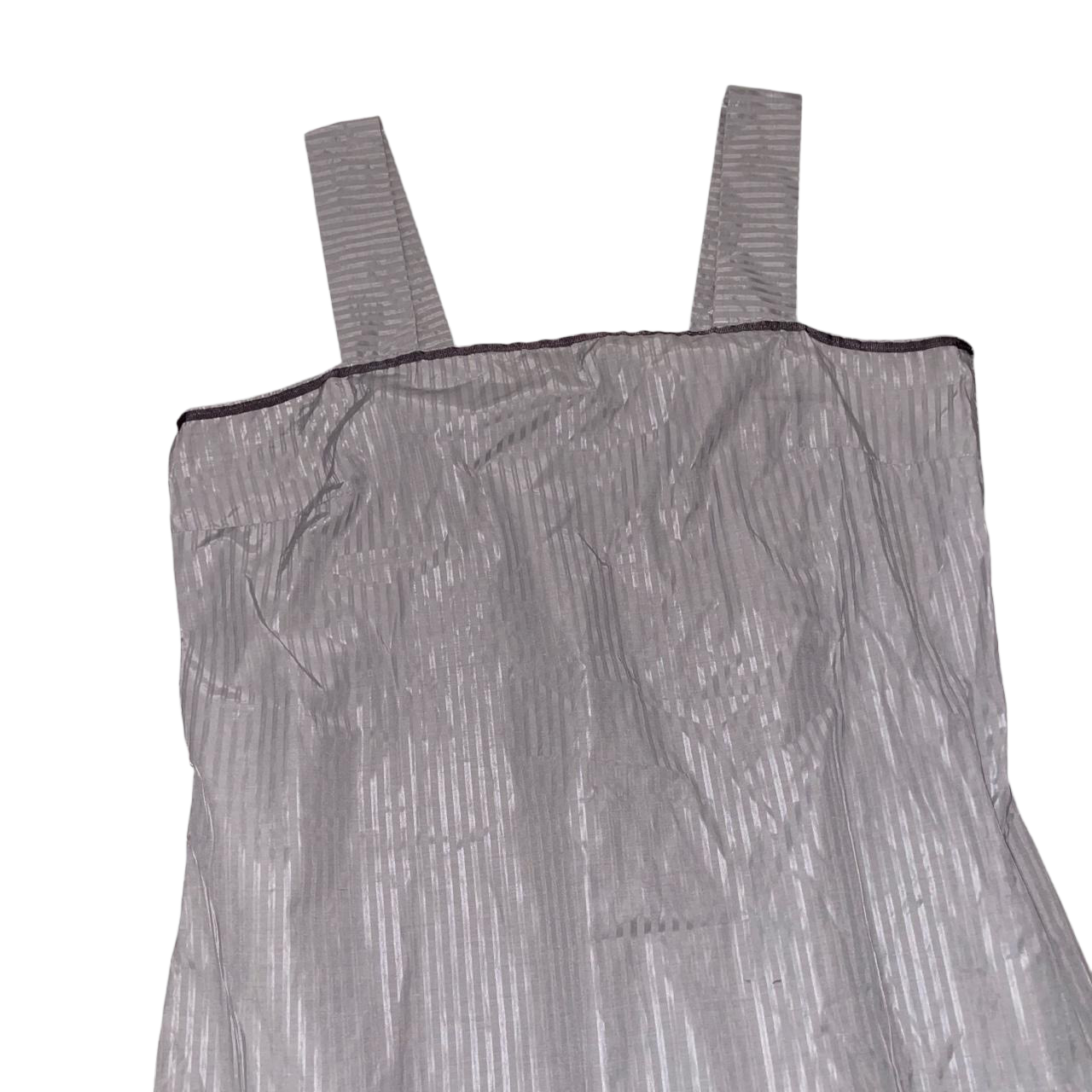 Cop. Copine silver drop waist dress
