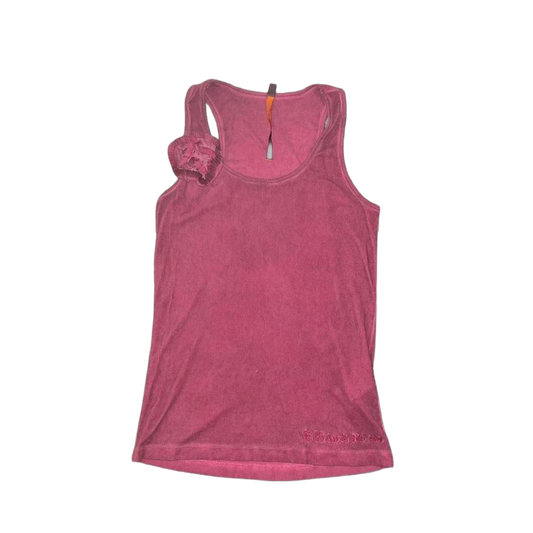 Cop. Copine dark pink tank with rosette detail