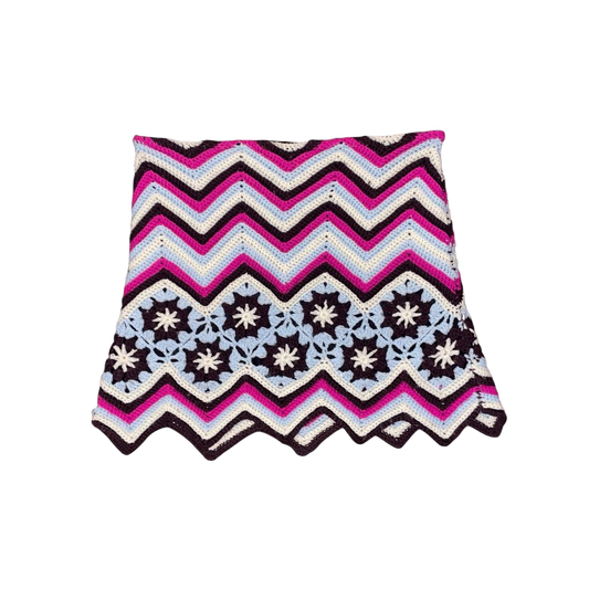 Custo Barcelona crochet mini skirt