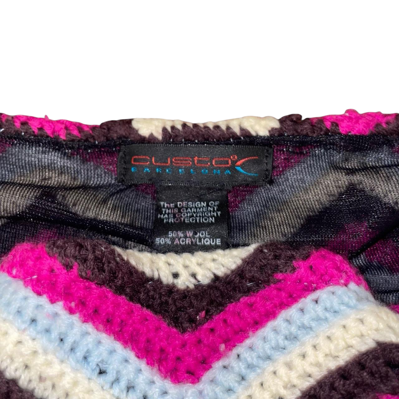 Custo Barcelona crochet mini skirt