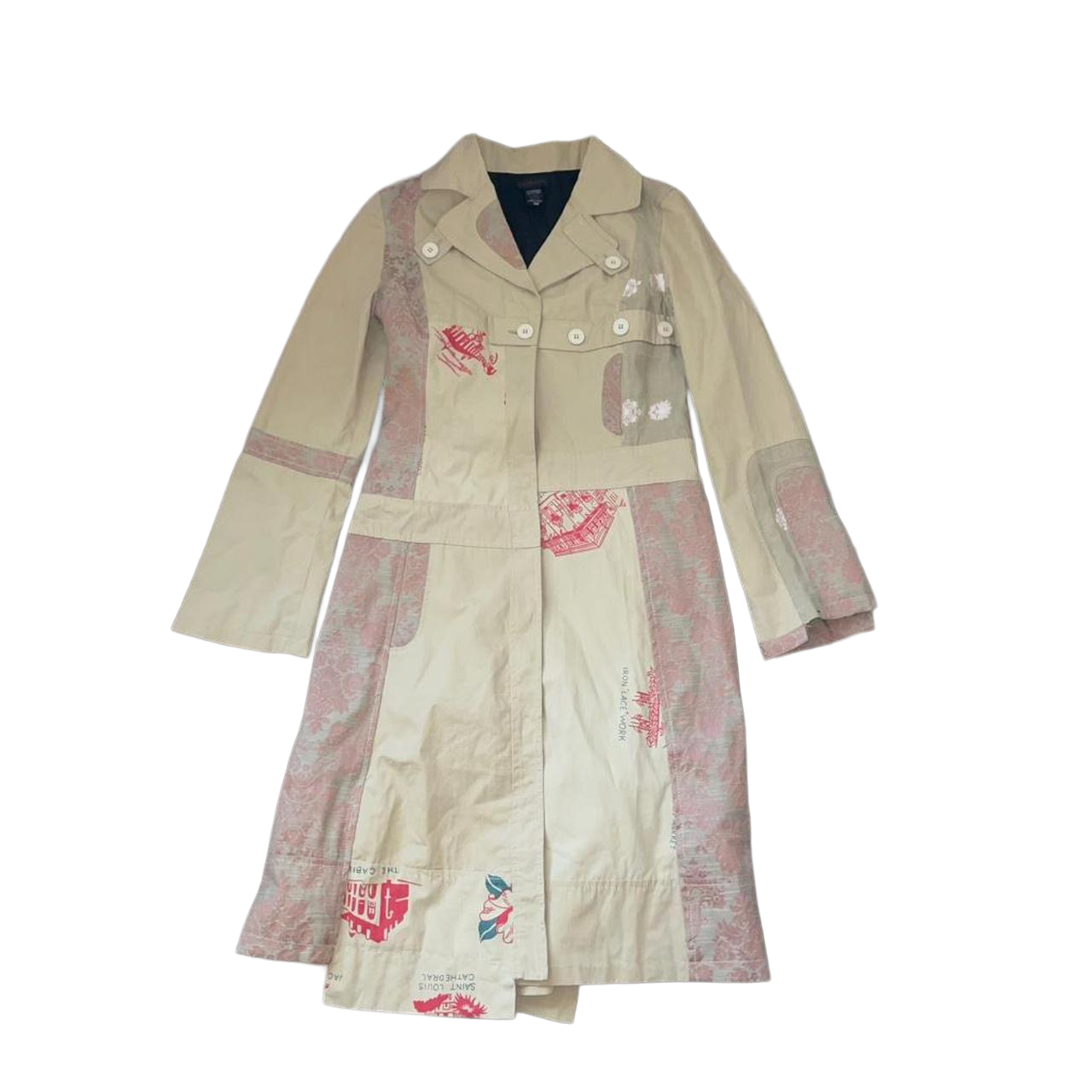 Custo Barcelona tan graphic trench
