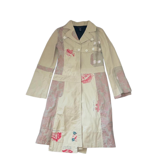 Custo Barcelona tan graphic trench