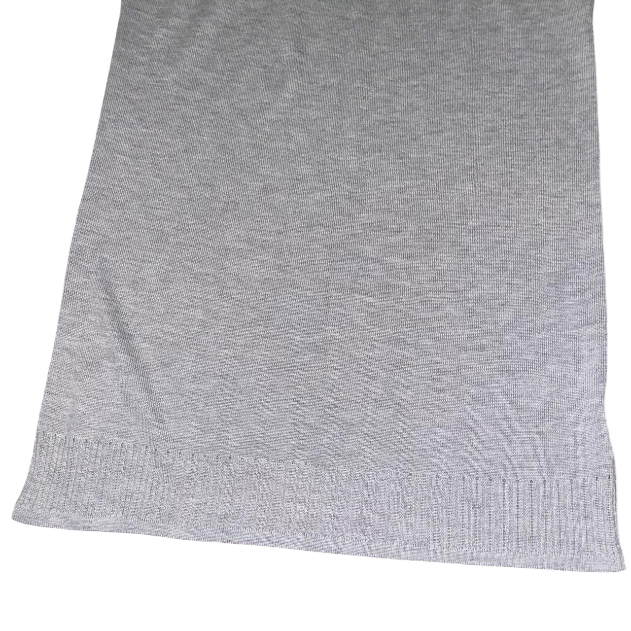 Cop. Copine gray embroidered sweater dress