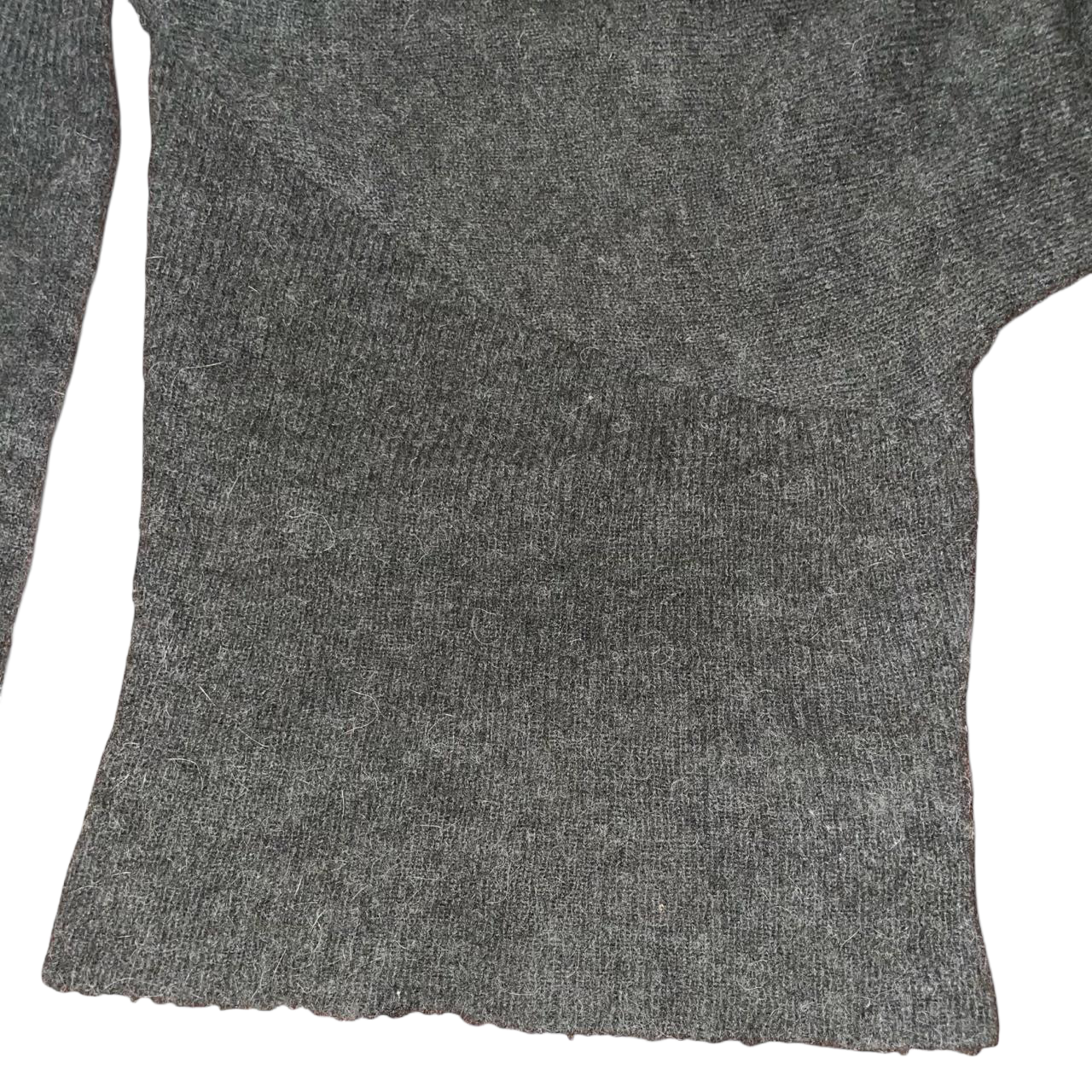 Paloma wool dark gray wool avant garde sweater