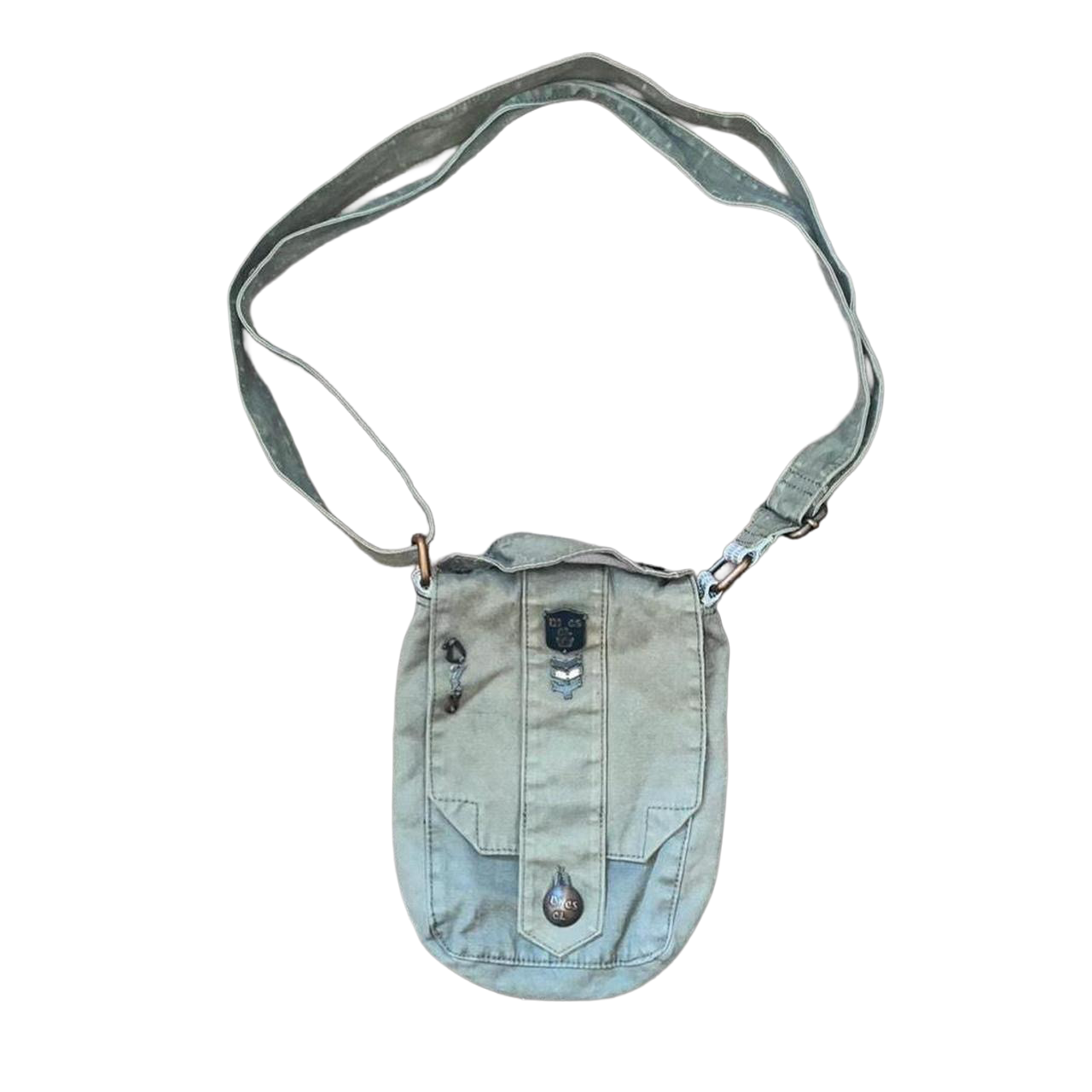 Diesel khaki utility mini crossbody