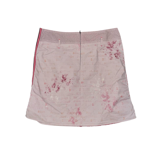 Cop. Copine mauve text graphic midi skirt