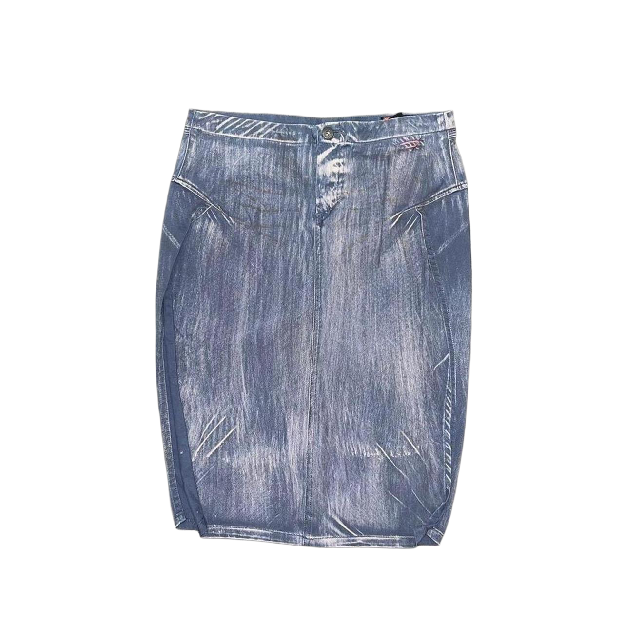 Vintage Diesel gray faded midi skirt