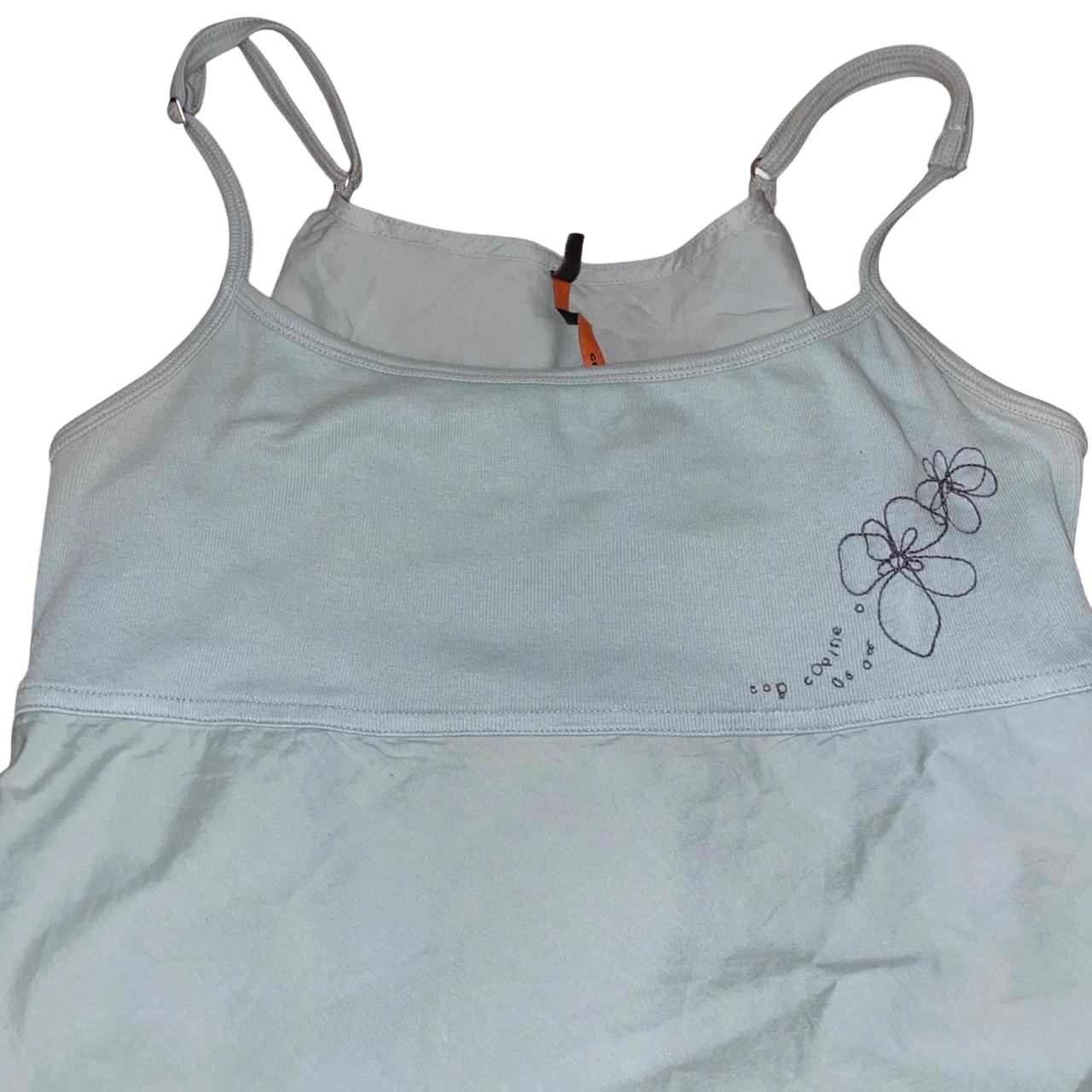 Cop. Copine floral embroidered babydoll cami
