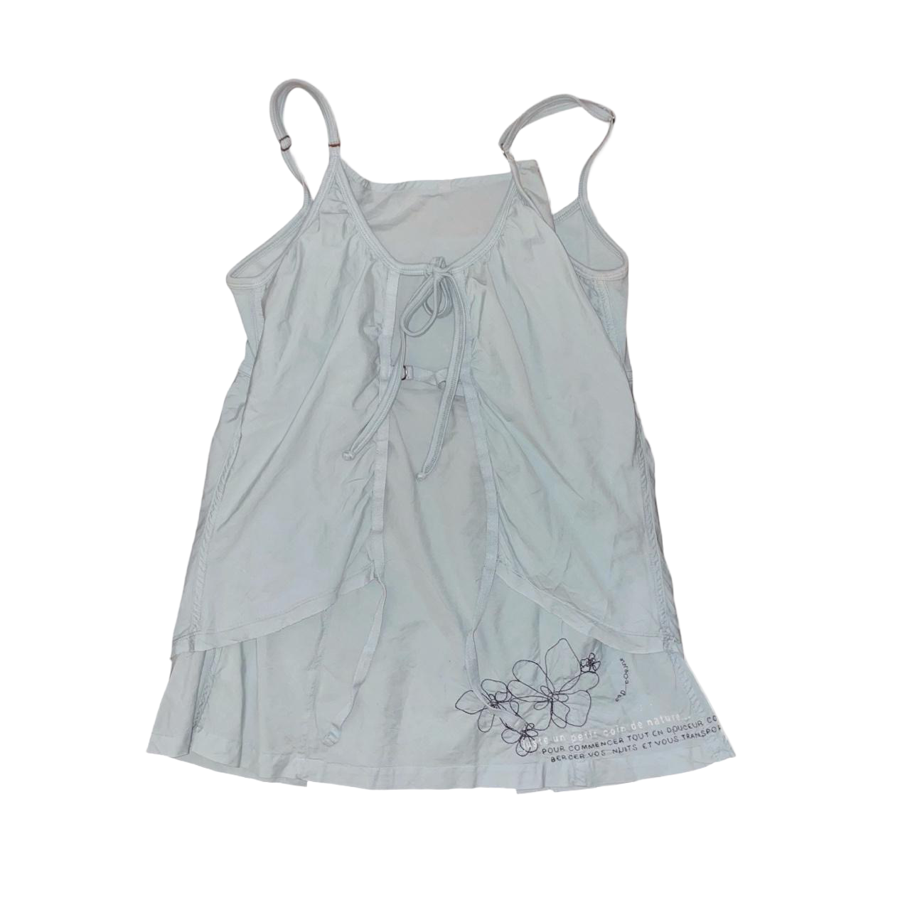 Cop. Copine floral embroidered babydoll cami