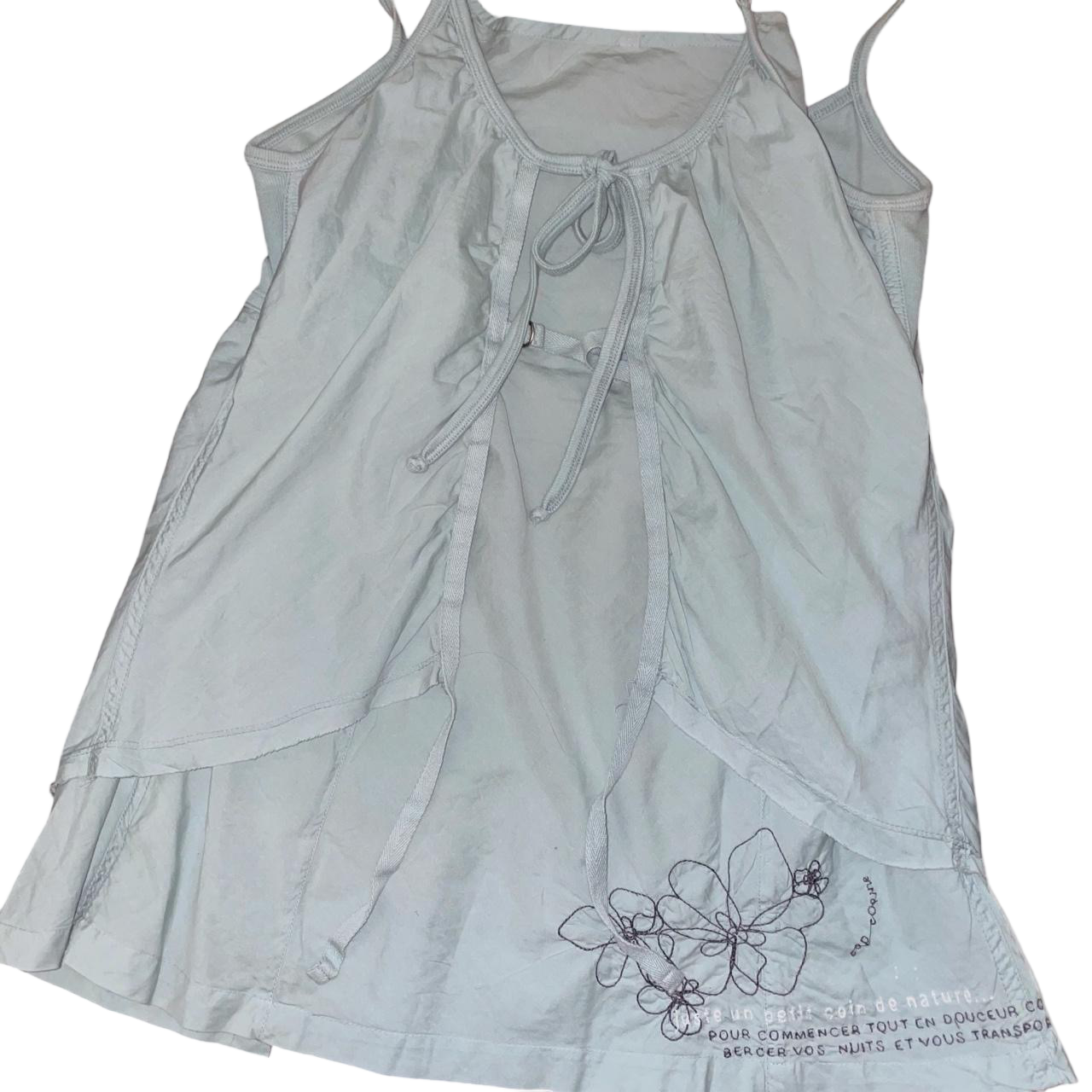 Cop. Copine floral embroidered babydoll cami
