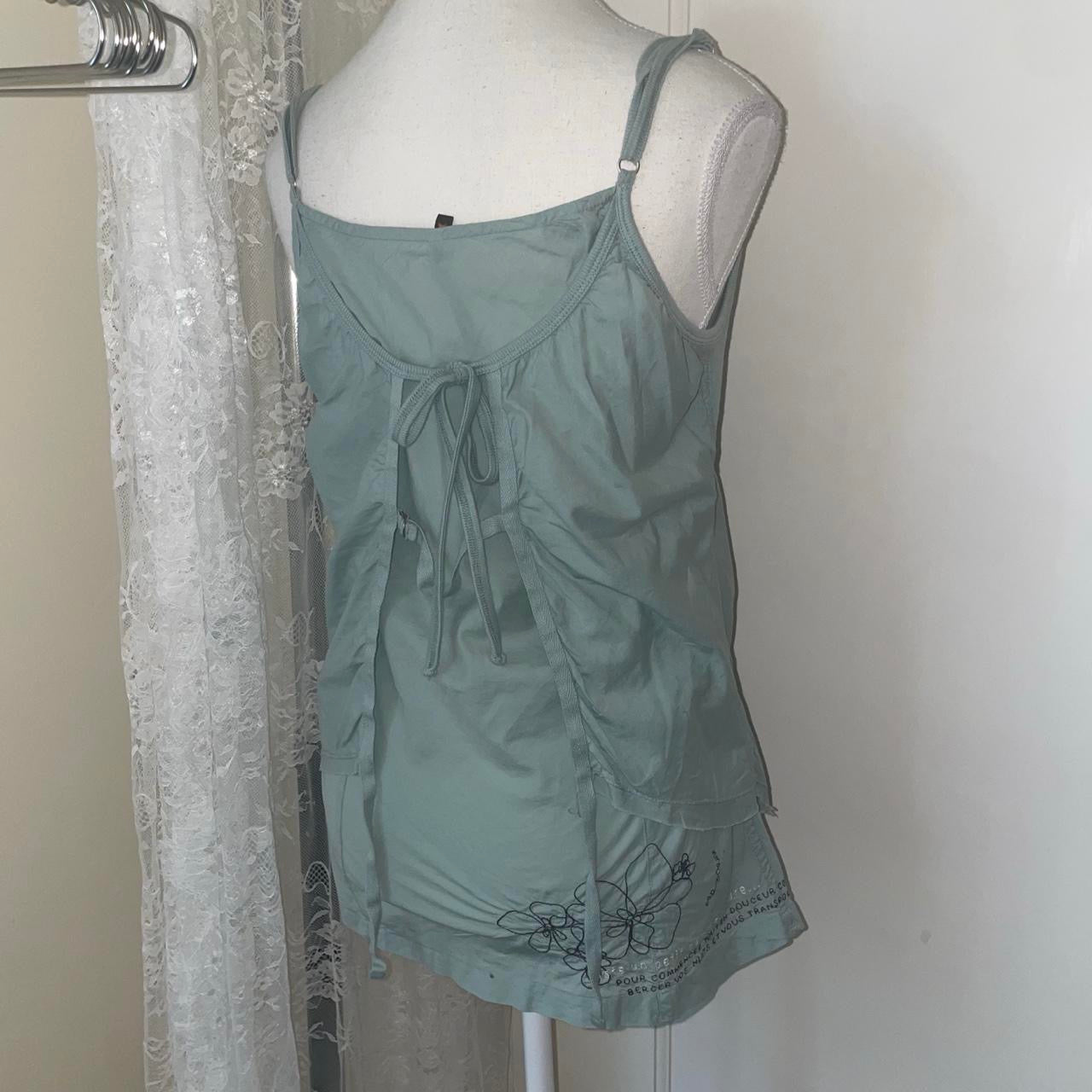 Cop. Copine floral embroidered babydoll cami