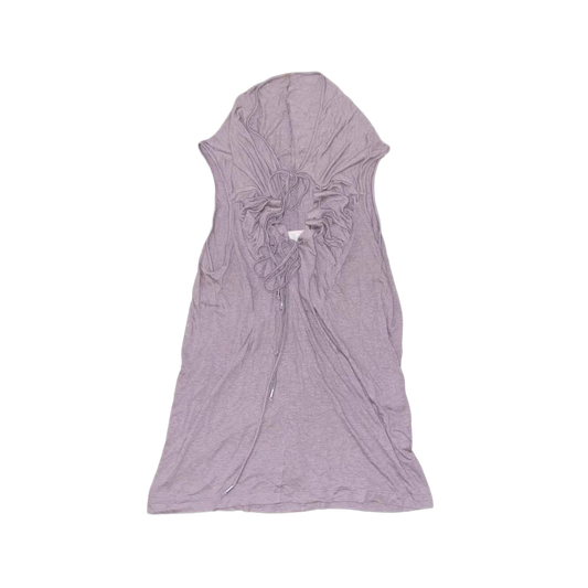 Cop. Copine gray gathered avant garde top