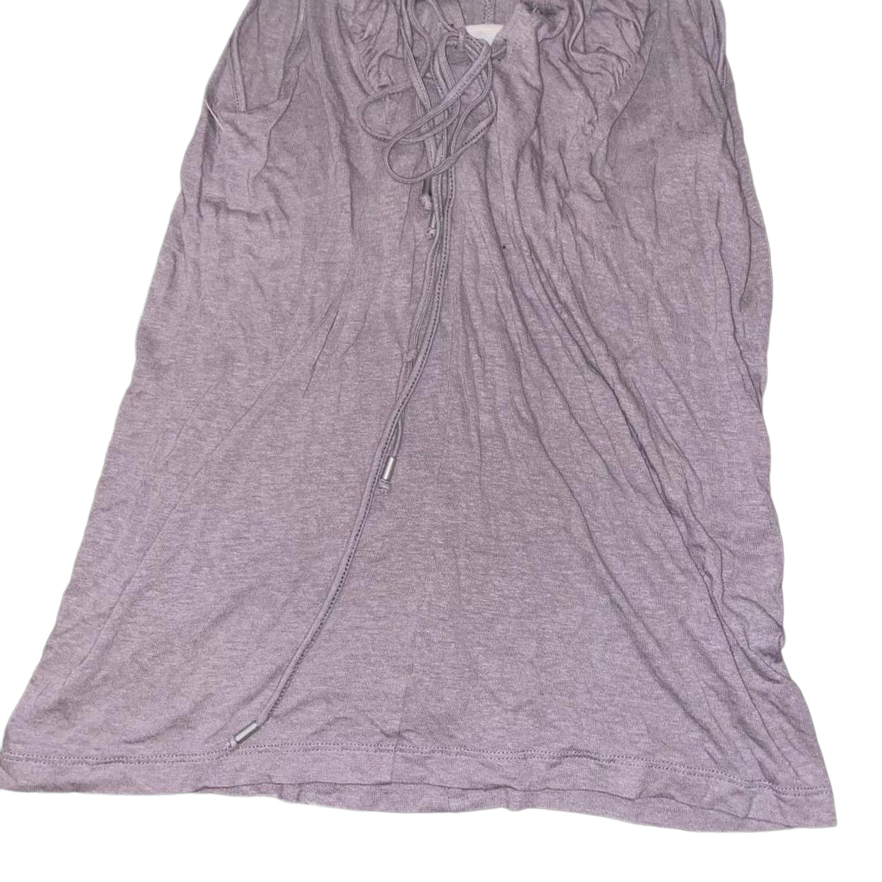 Cop. Copine gray gathered avant garde top