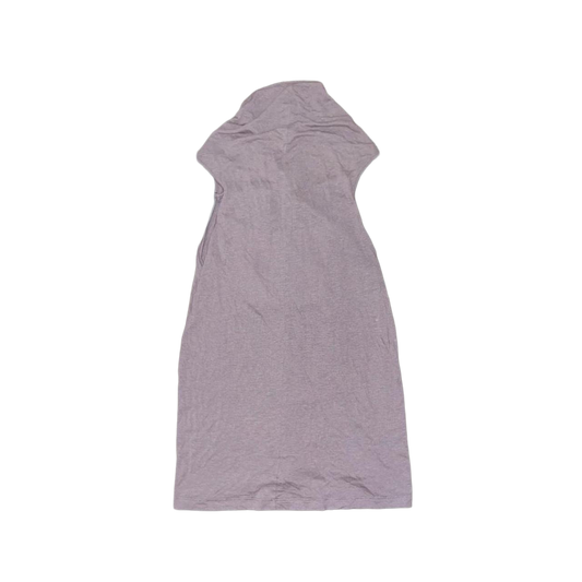 Cop. Copine gray gathered avant garde top