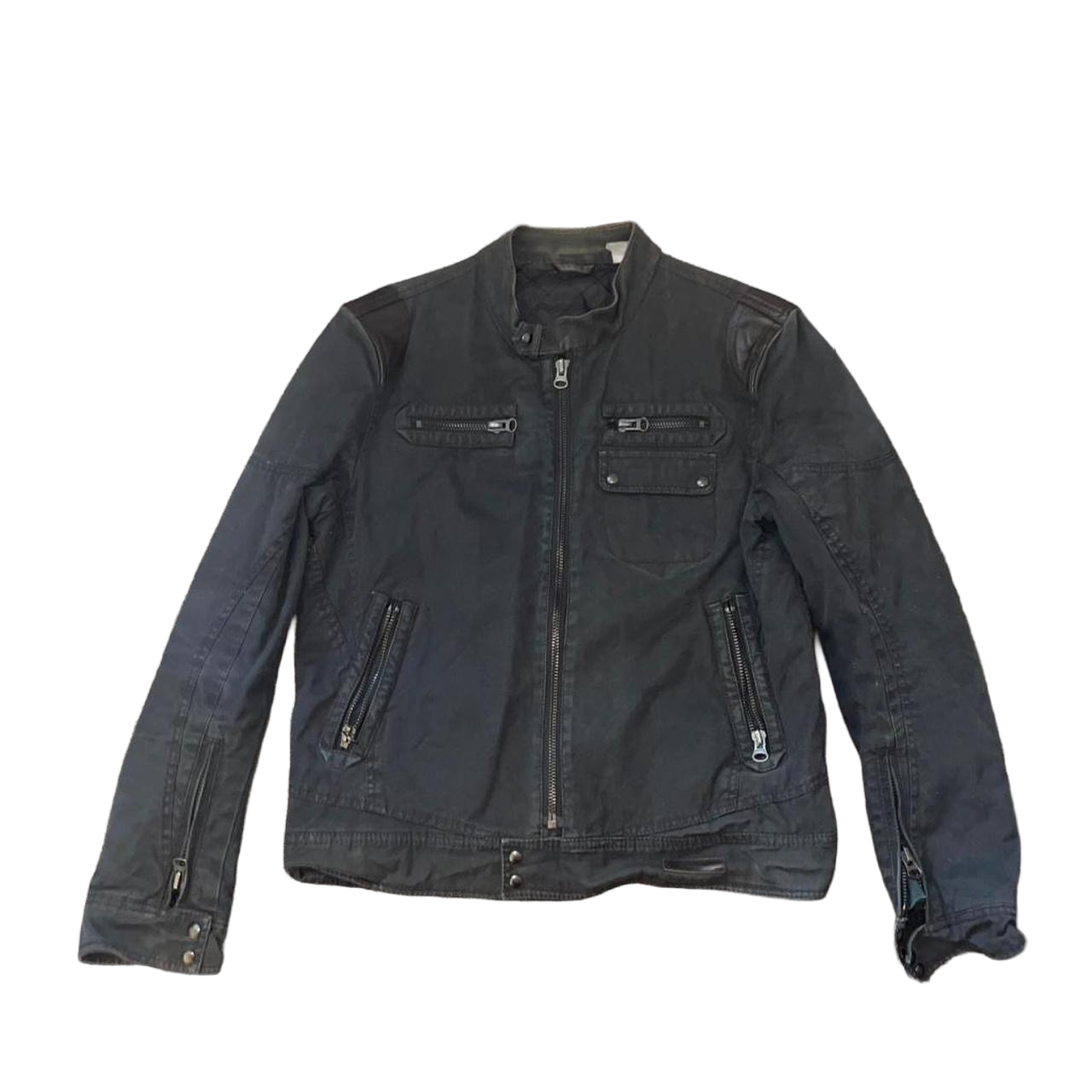 Miss Sixty dark gray utility workwear jacket