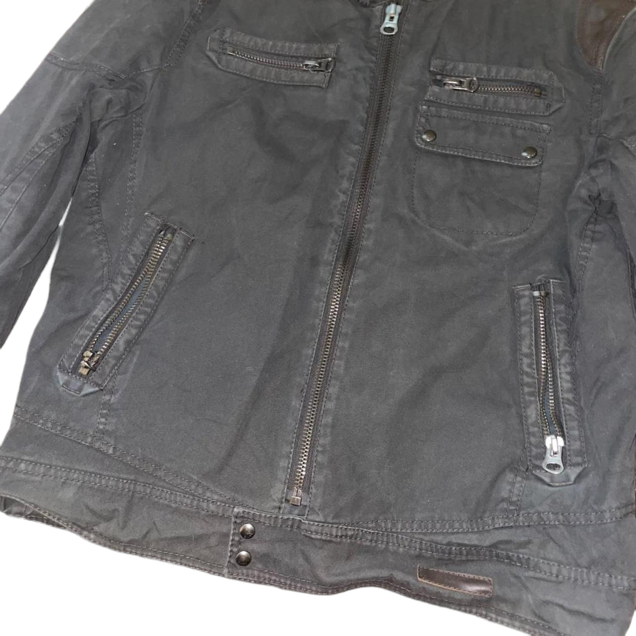 Miss Sixty dark gray utility workwear jacket