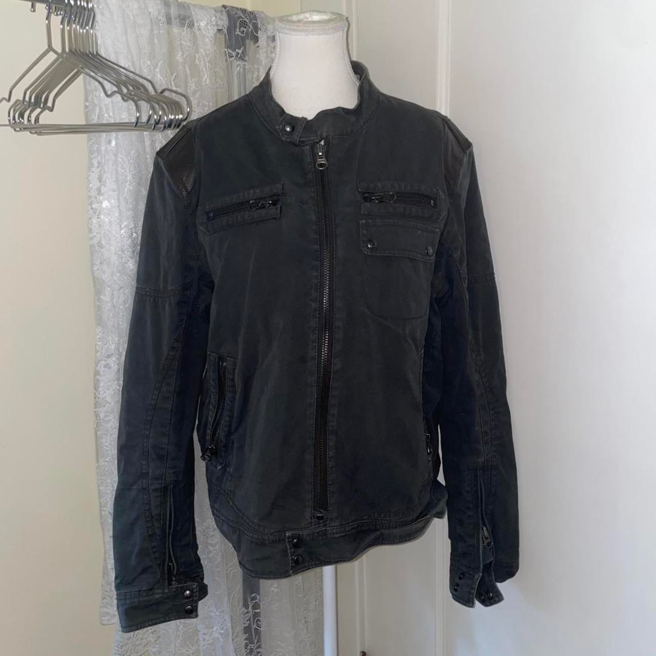 Miss Sixty dark gray utility workwear jacket