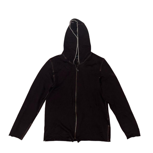 Custo Barcelona black and silver embroidered zip up