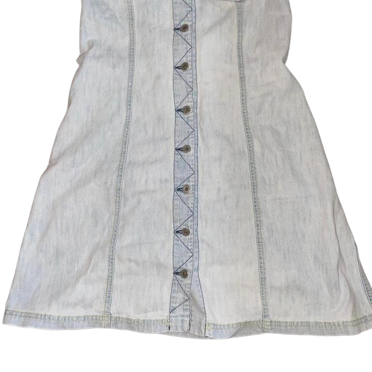 Miss Sixty faded light wash denim dress